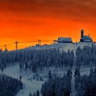 Abendlicht am Fichtelberg