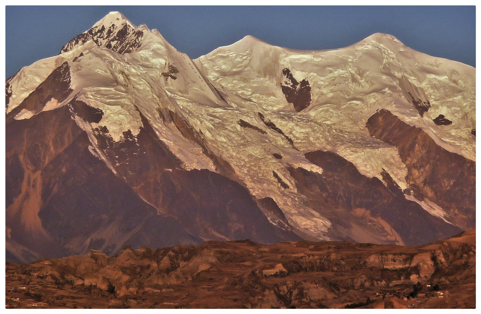 Abendlicht am Illimani