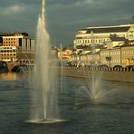 Abendlicht am Kanal