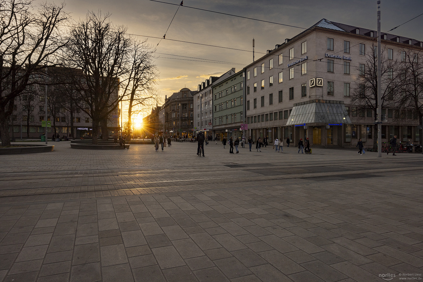 Abendlicht am Königsplatz