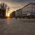 Abendlicht am Königsplatz