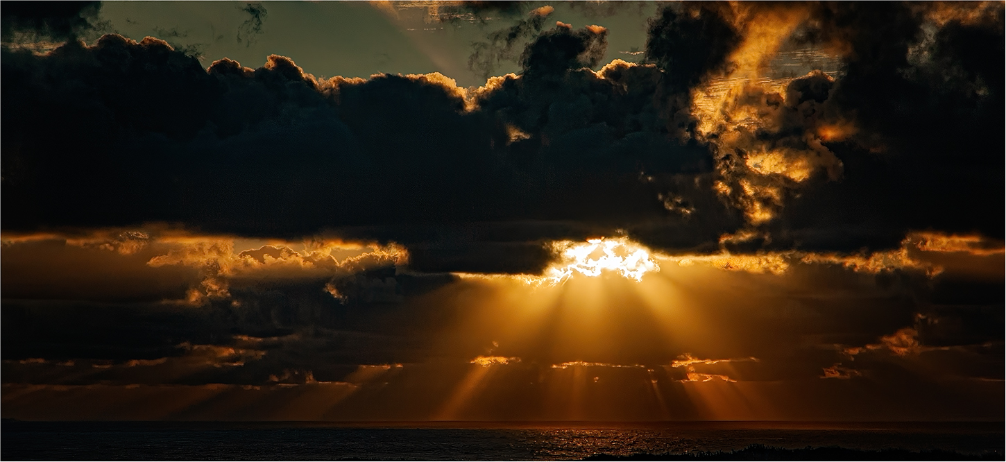 Abendlicht am Meer