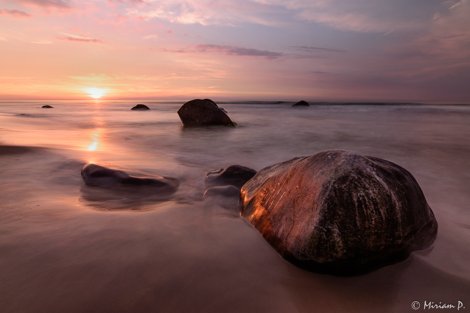 Abendlicht am Meer