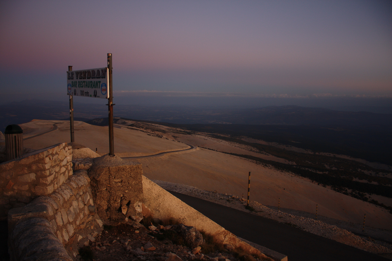 Abendlicht am Mont Ventoux