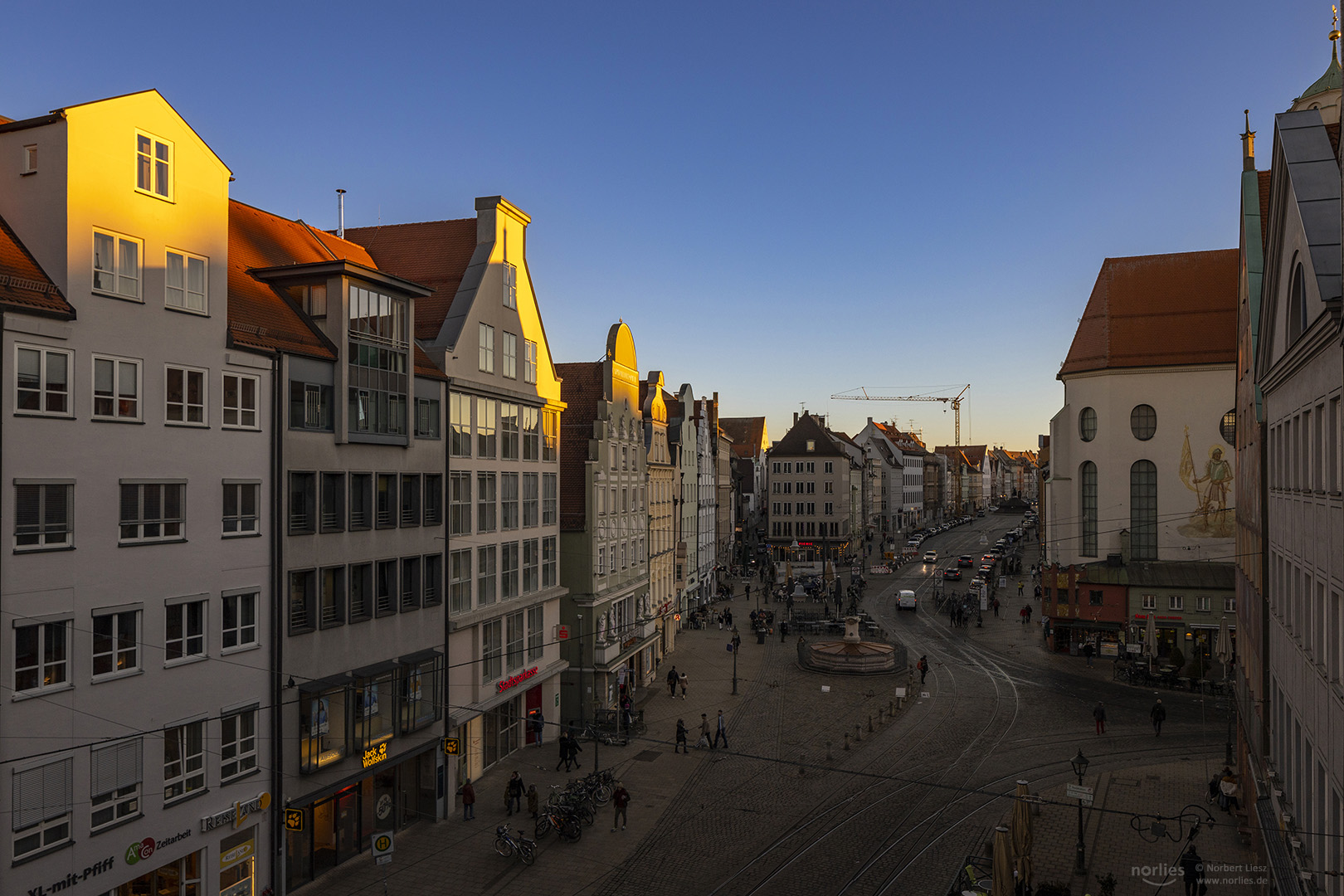 Abendlicht am Moritzplatz