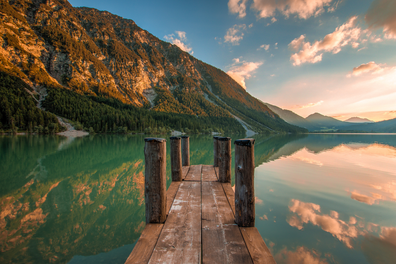 Abendlicht am See