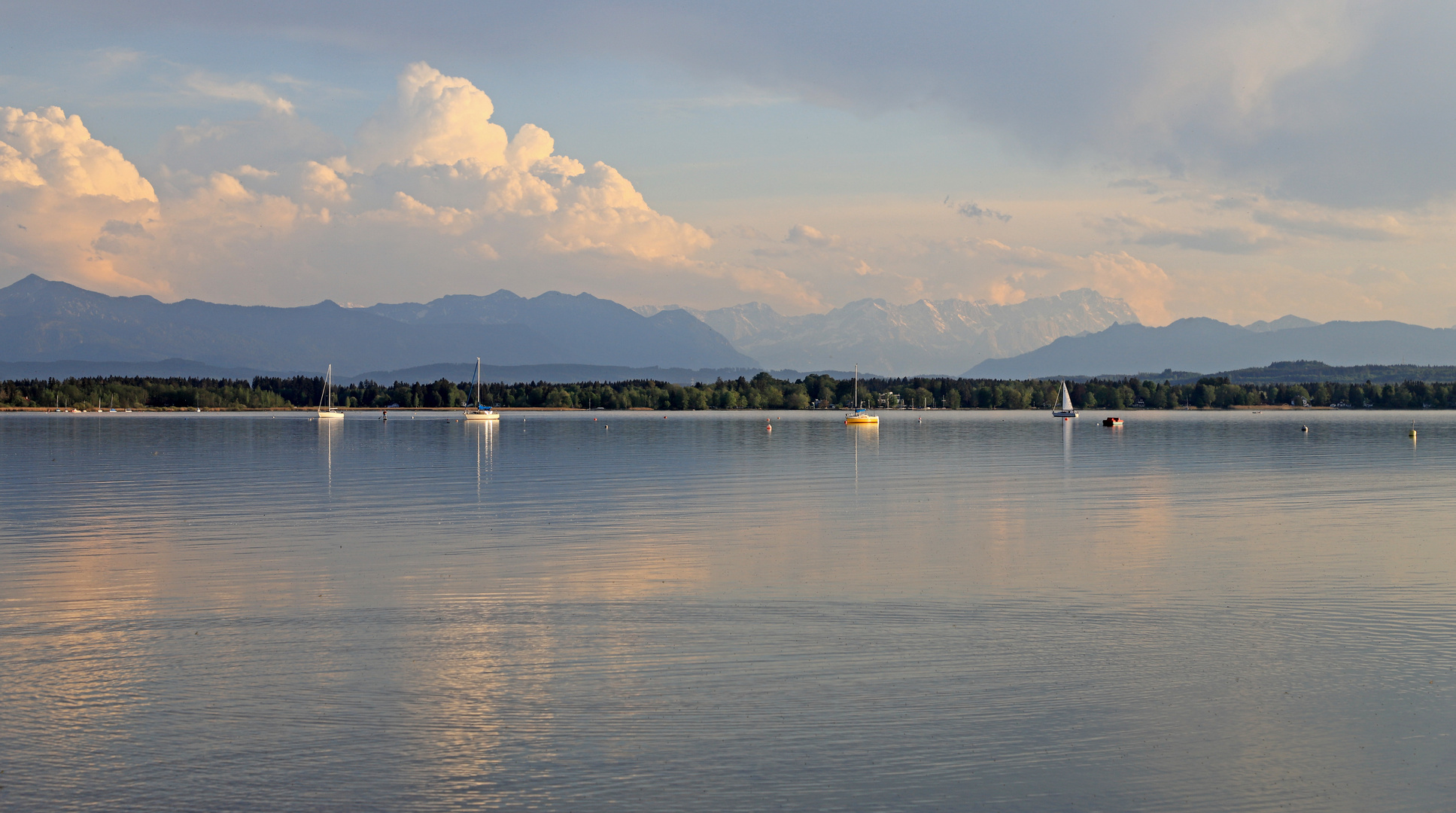 Abendlicht am See