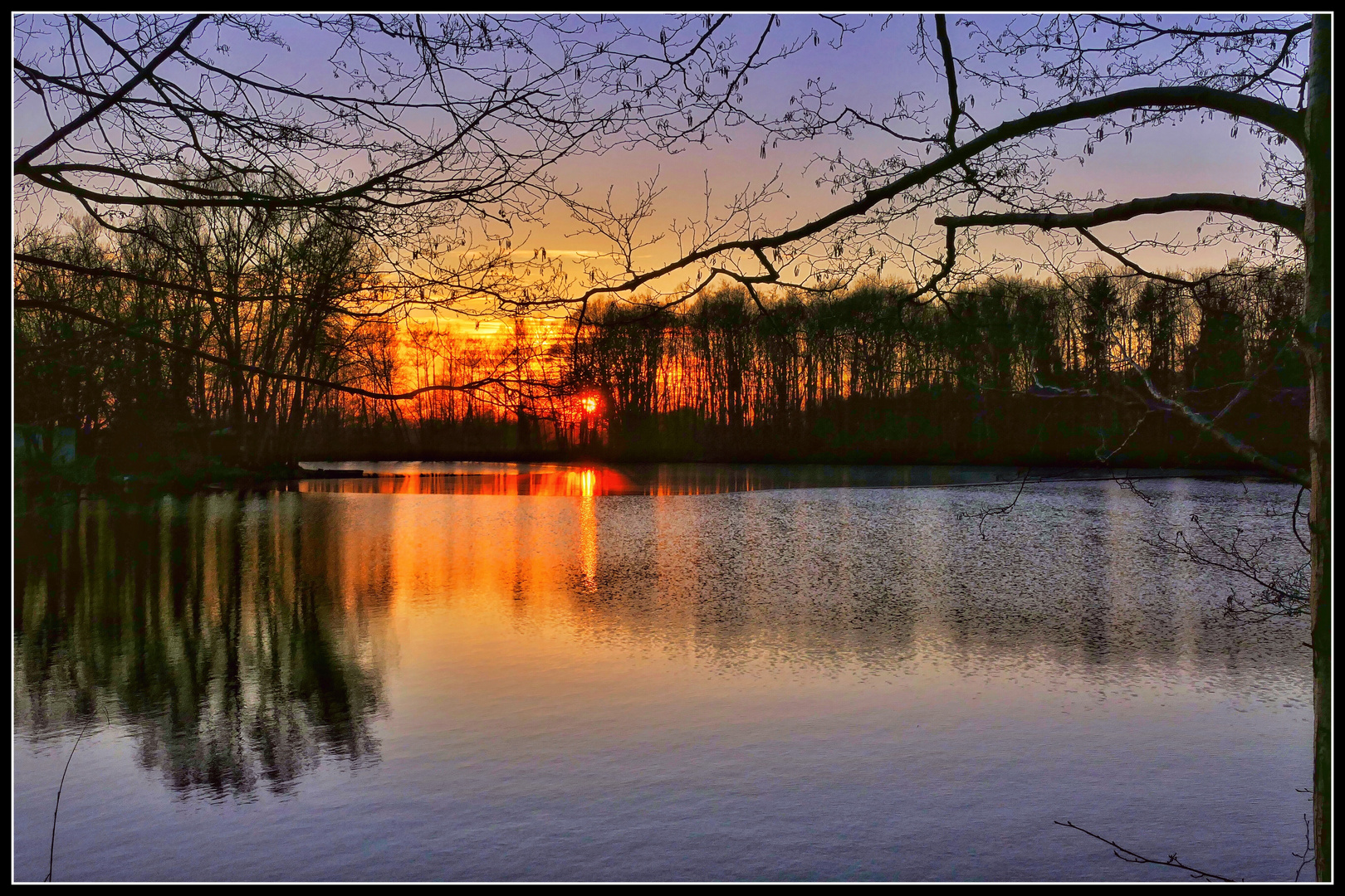 Abendlicht am See