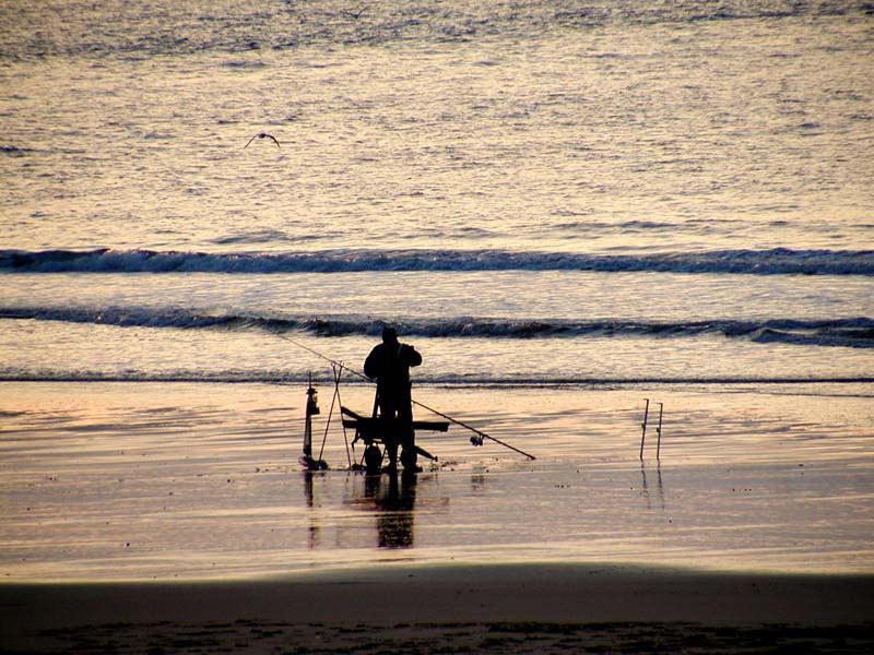 Abendlicht am Strand