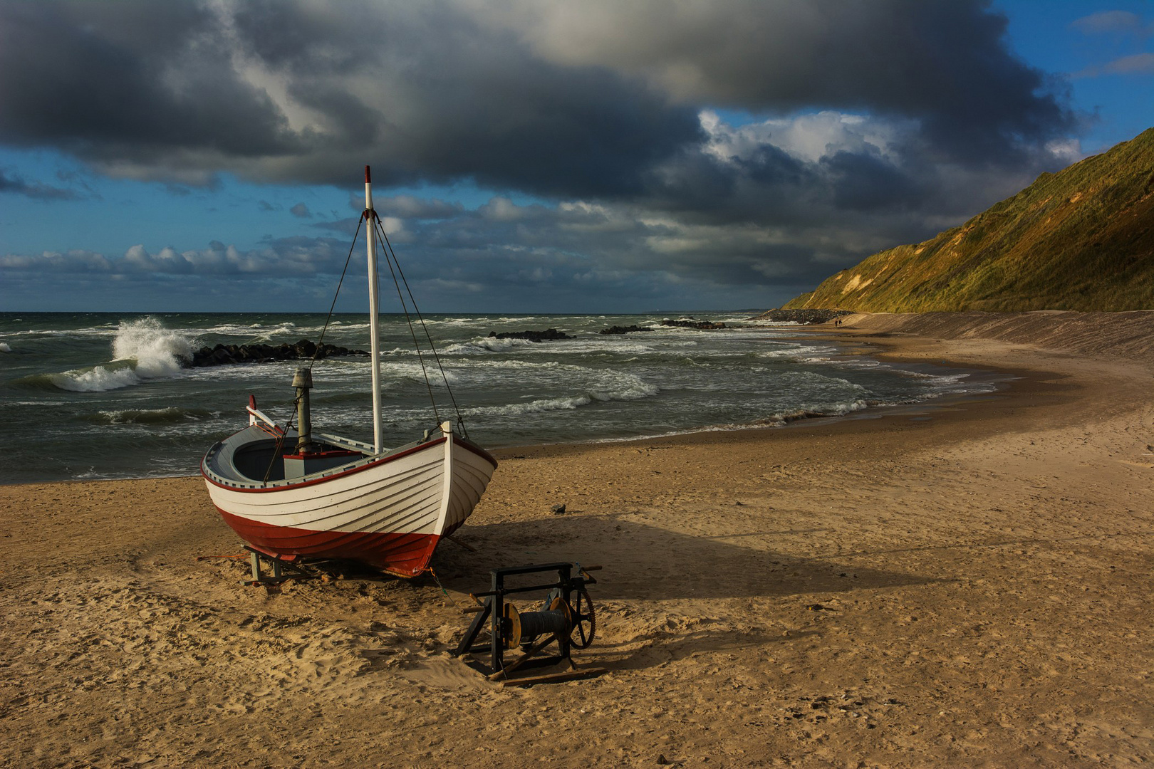 Abendlicht am Strand