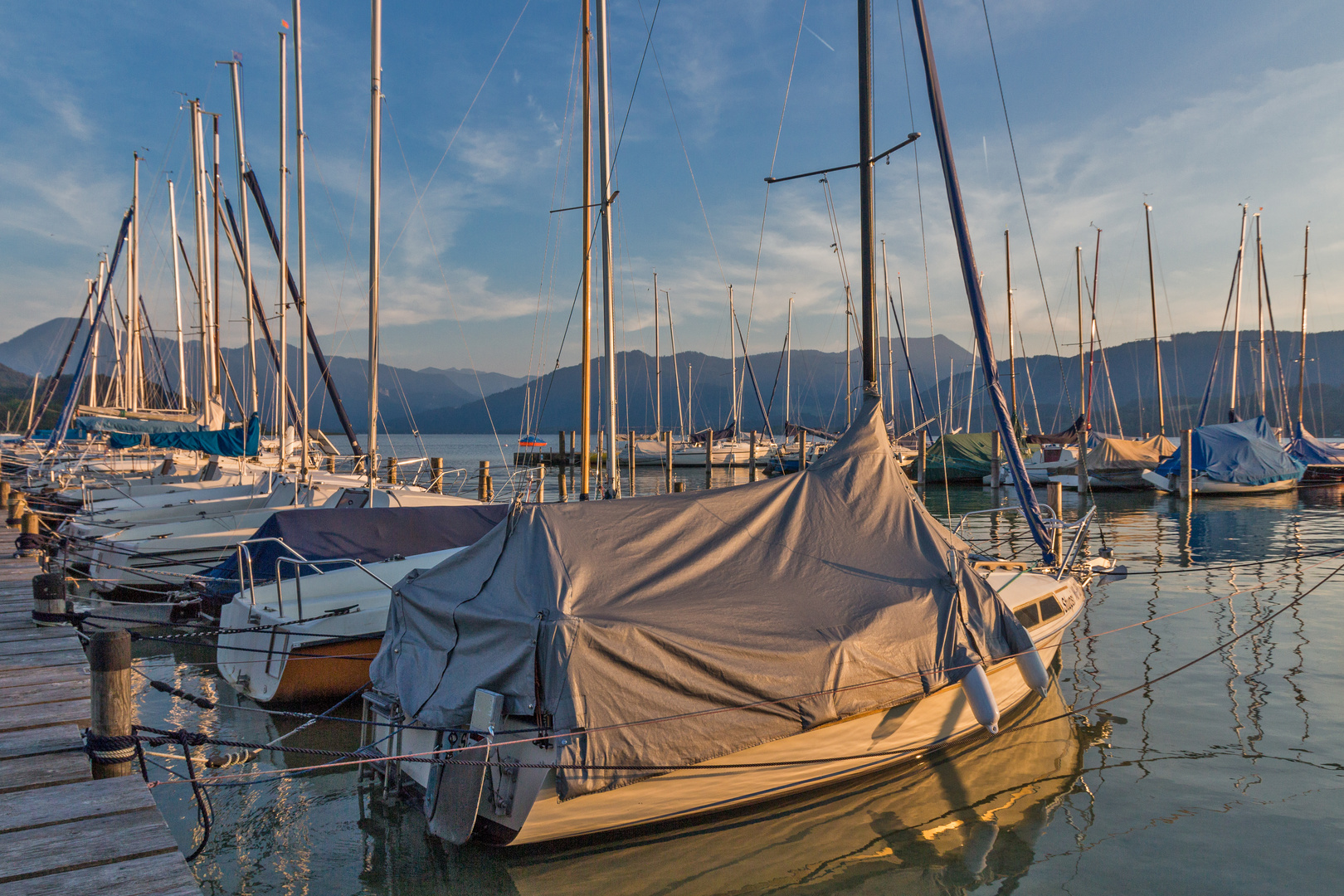 Abendlicht am Tegernsee