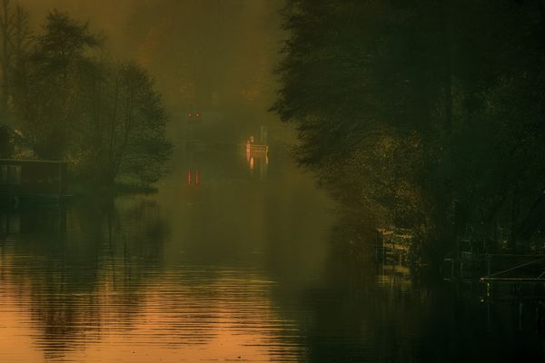 Abendlicht am Templiner Kanal