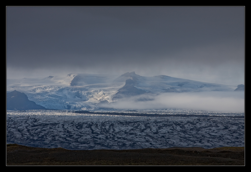 Abendlicht am Vatnajökull