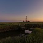 Abendlicht am Westerhever Leuchtturm