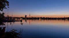 Abendlicht an der Außenalster