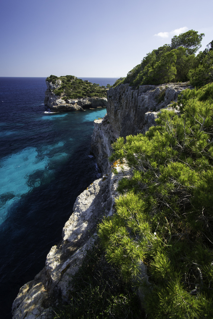 Abendlicht an der Cala des Moro