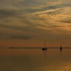 Abendlicht an der Goor, Lauterbach/Rügen