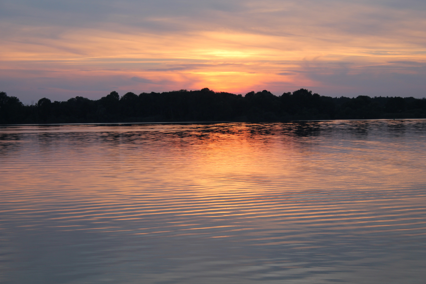 Abendlicht an der Müritz, ein tolles Urlaubsgebiet!