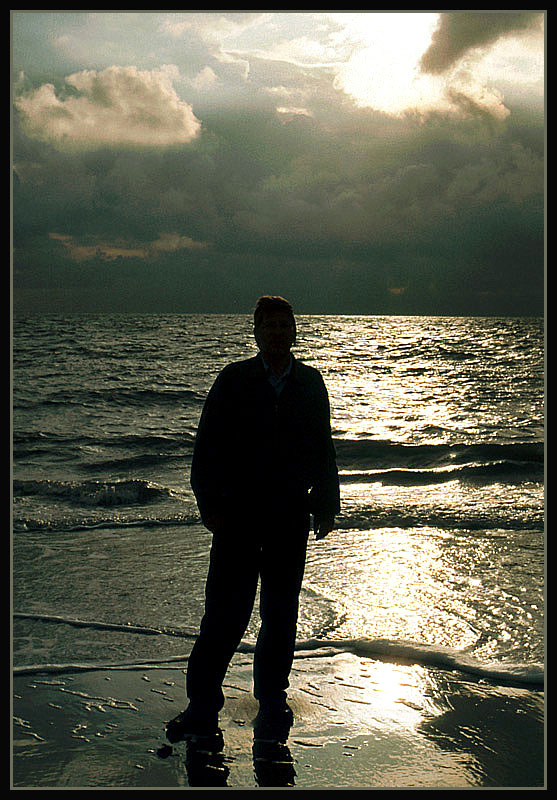 Abendlicht an der Nordsee ...