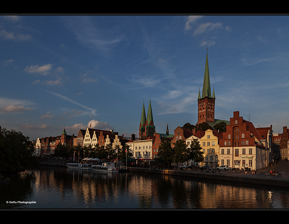 Abendlicht an der Obertrave