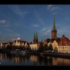 Abendlicht an der Obertrave