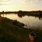 abendlicht an der Weser