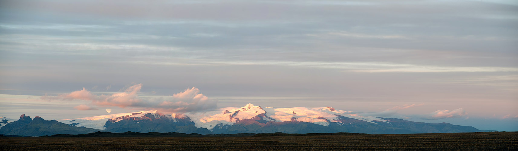 Abendlicht auf dem Vatnajökull