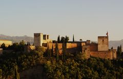 Abendlicht auf der Alhambra