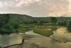 Abendlicht auf der Dordogne