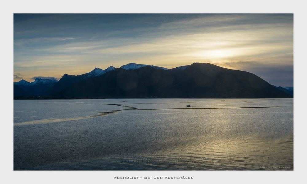 Abendlicht Bei Den Vesteralen