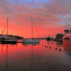 Abendlicht im Hafen von Stavanger