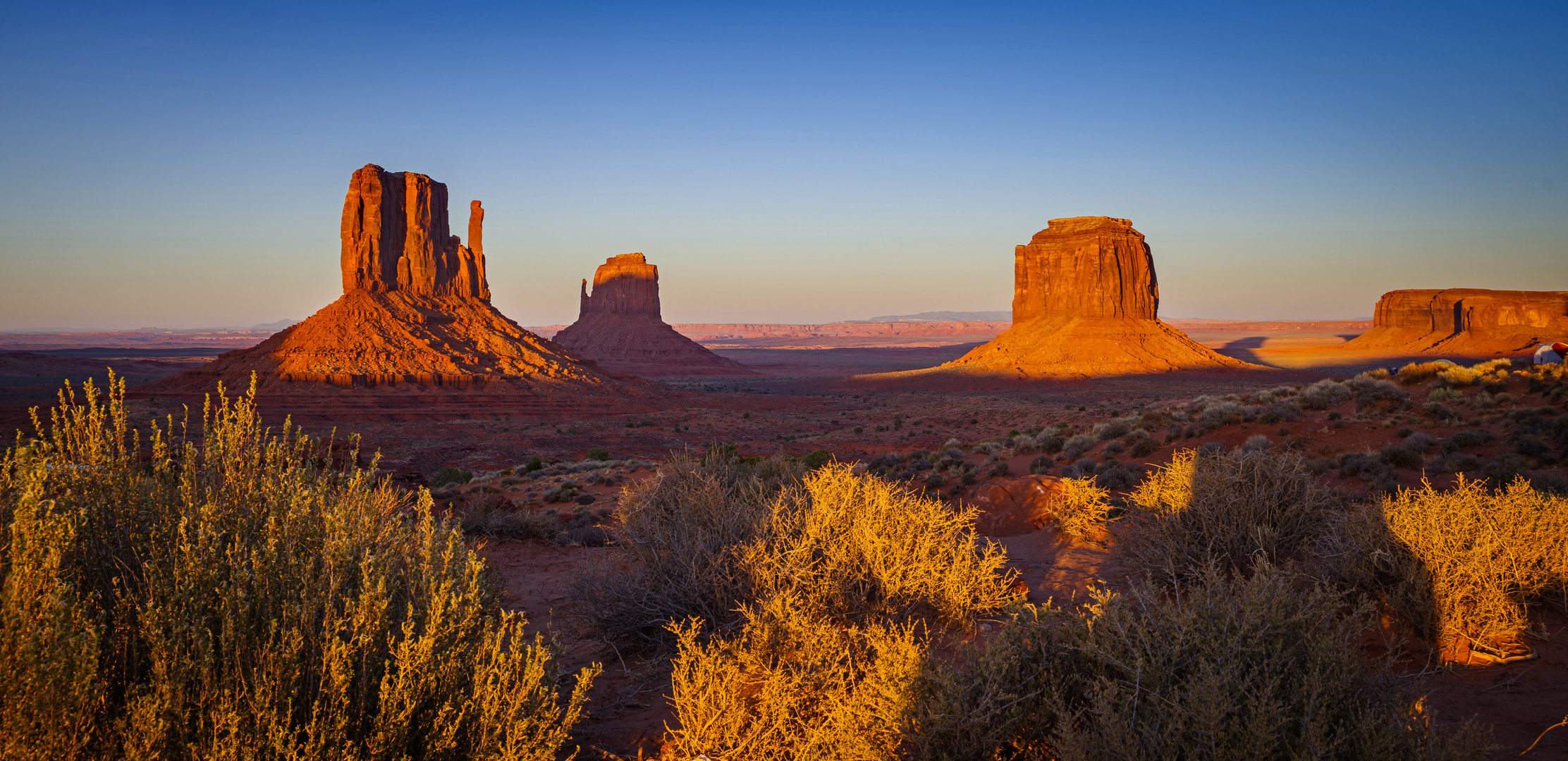 Abendlicht im Monument Valley