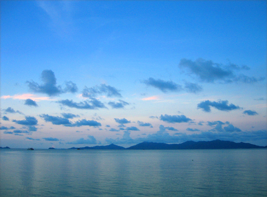 Abendlicht im Norden von Ko Samui