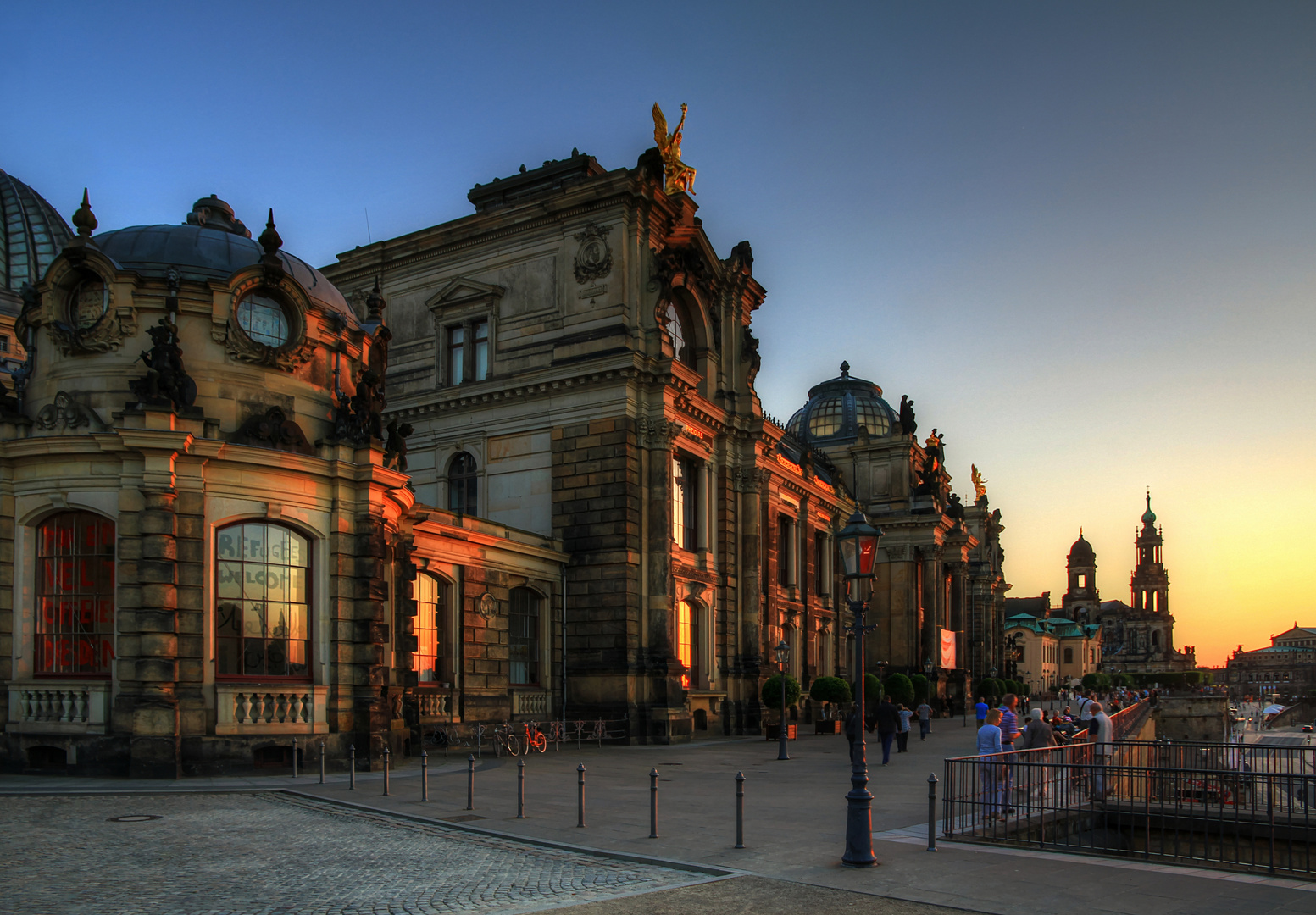 Abendlicht in der Elbflorenz