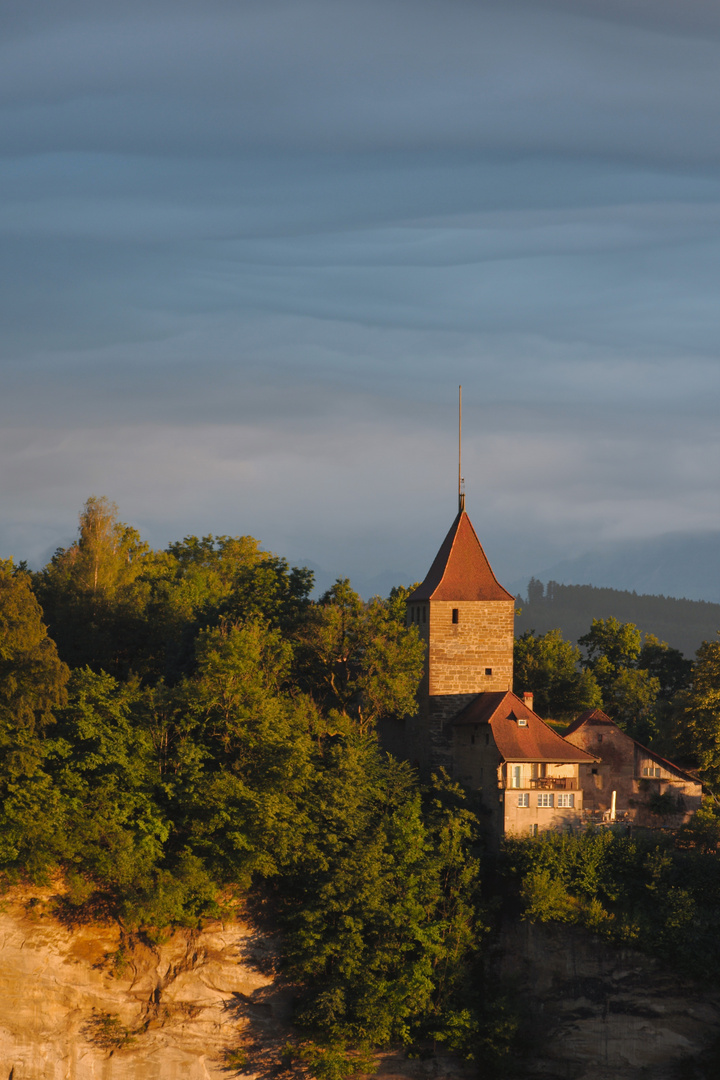 Abendlicht in Fribourg