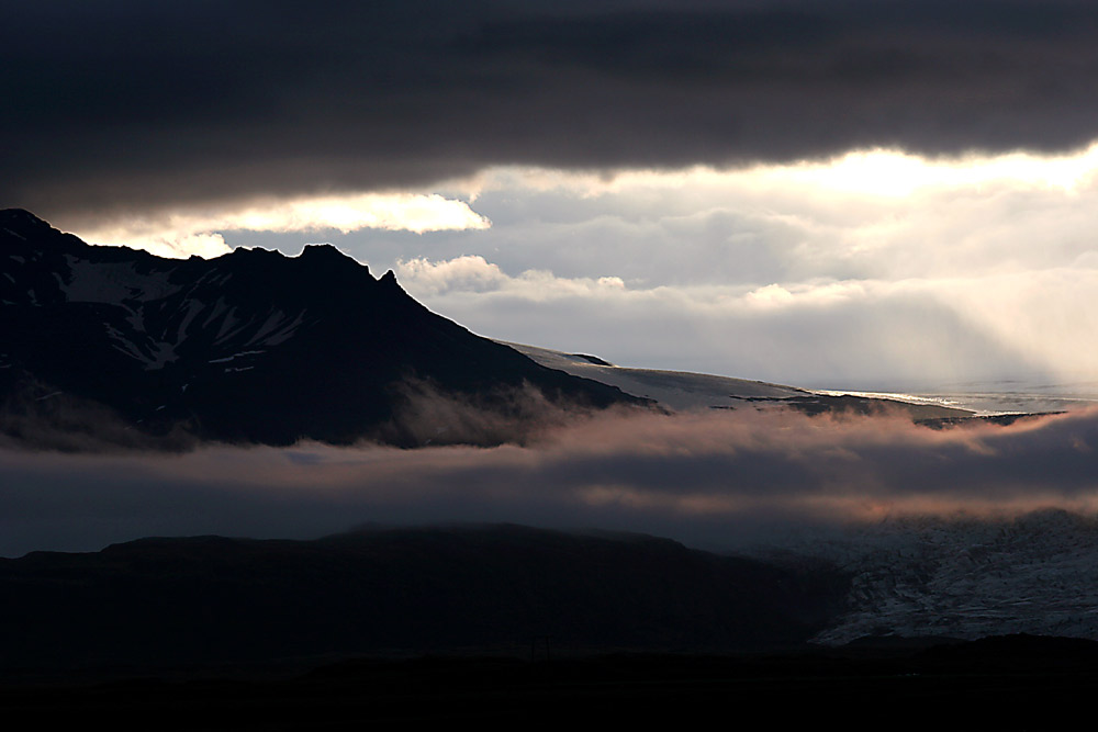 Abendlicht in Island