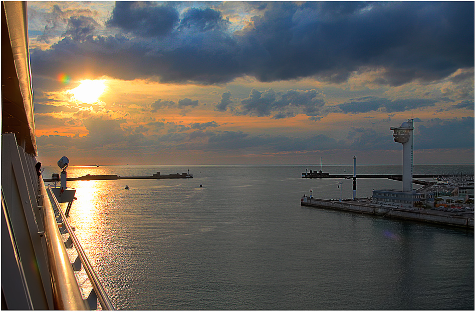 ... Abendlicht in LeHavre...