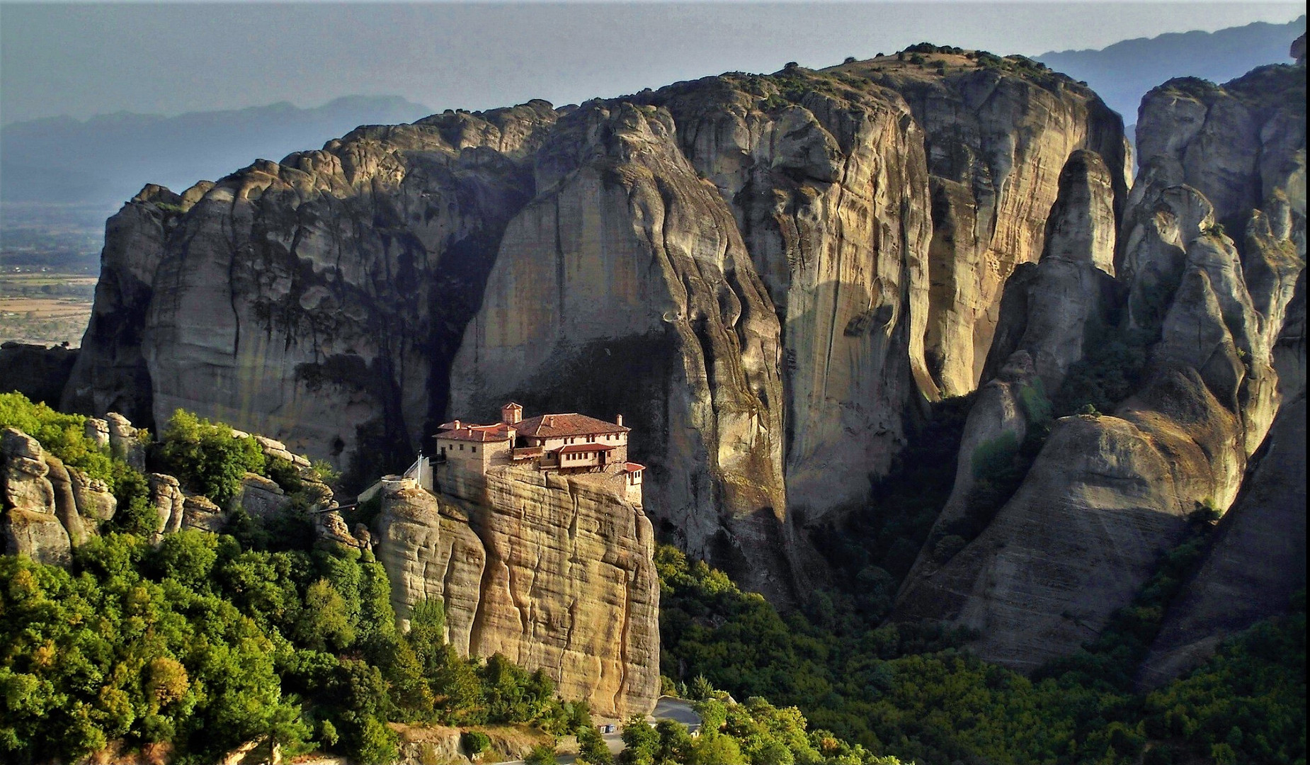 Abendlicht in Meteora