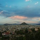 Abendlicht über Athen