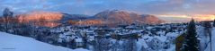 Abendlicht über der Stadt (200° Pano)