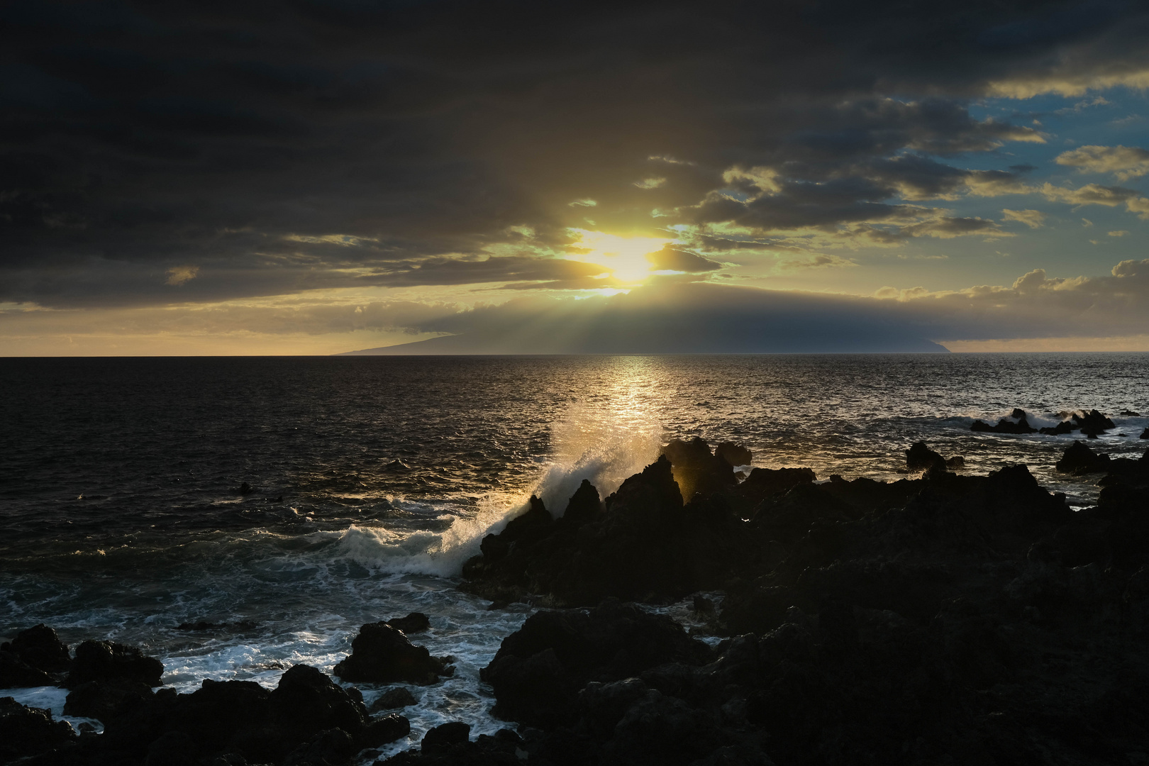 Abendlicht über Gomera 