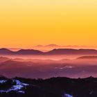 Abendlicht über Höhen