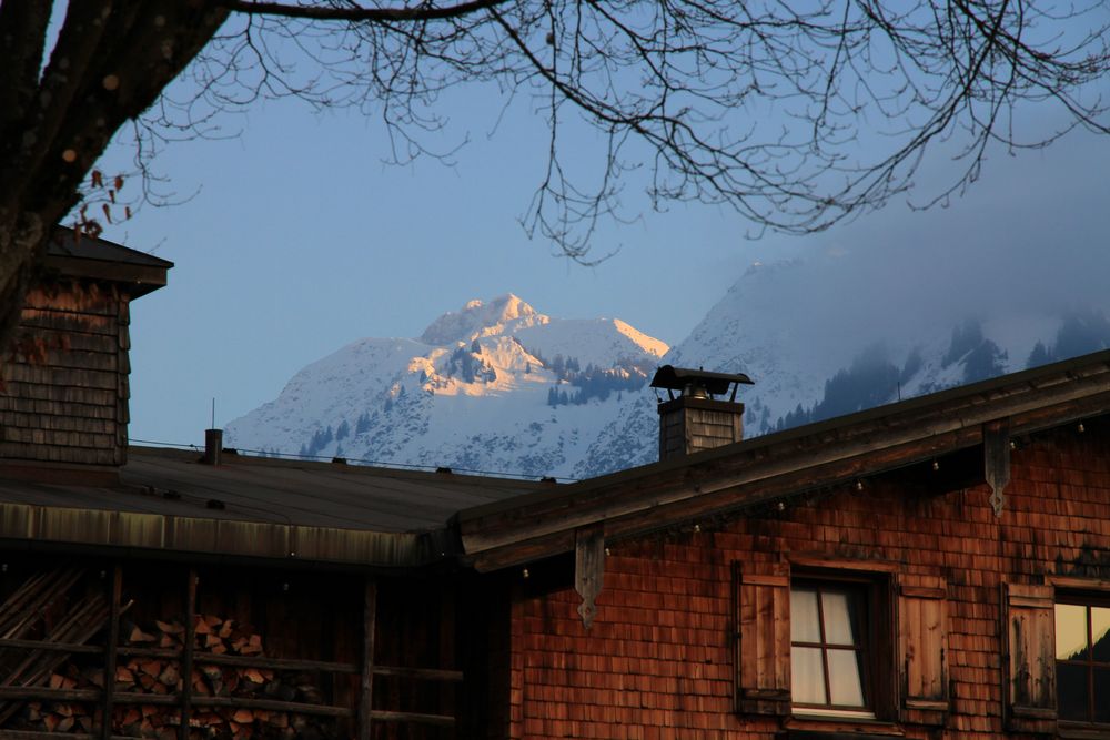 Abendlicht über Oberstdorf