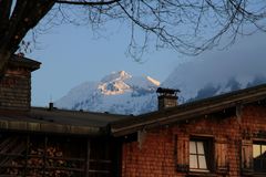 Abendlicht über Oberstdorf