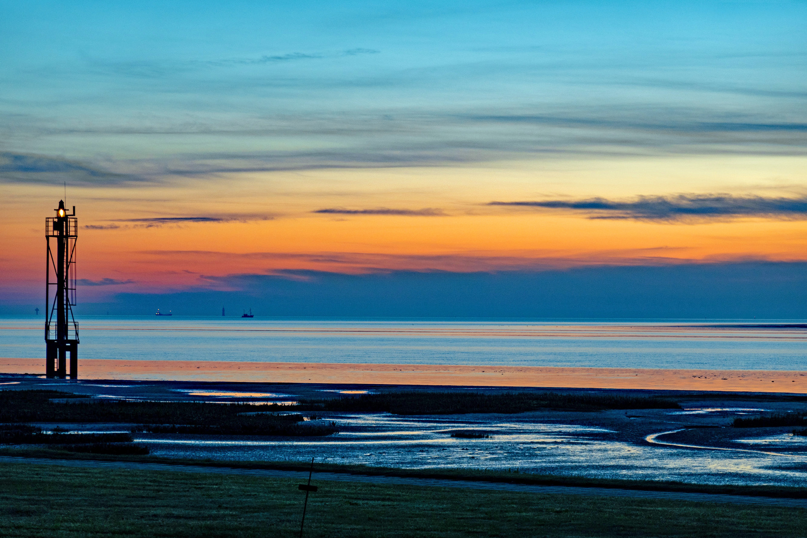 Abendlicht überm Watt