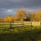 Abendlicht und Abendsonne im Freilandmuseum Bad Windsheim