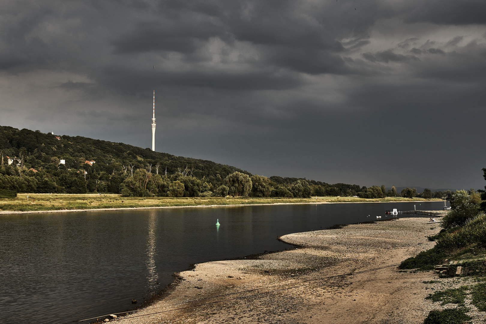 Abendlicht, - vor dem Gewitter