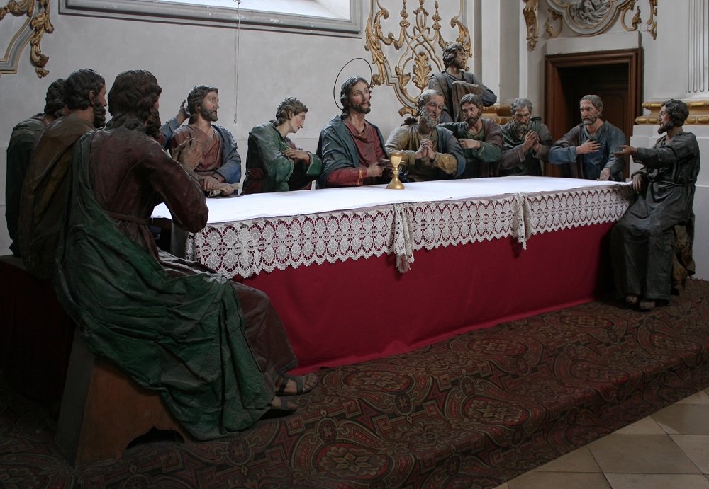 Abendmahlsgruppe in der Damenstifskirche St. Anna in München