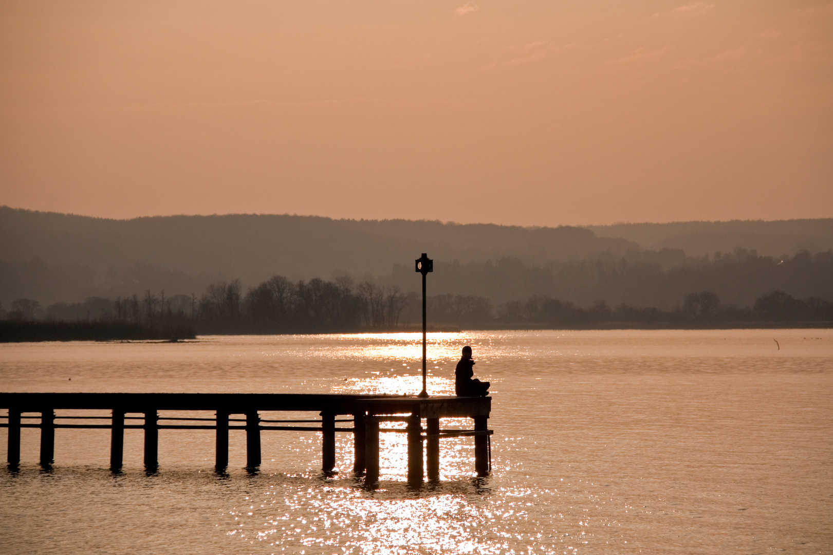 Abendmeditation am Ammersee, 08.03.11 ca. 17.45Uhr