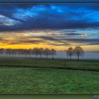 Abendnebel steigt auf